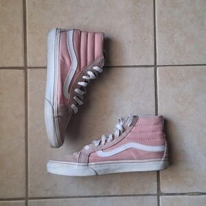 Vans Pink and White
